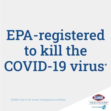 Clorox Healthcare Bleach Germicidal Wipes, 150 Count Canister (Package May Vary)