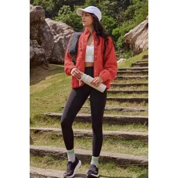 Nirovien Sherpa Jacket Women Fleece Jacket Button Down Jacket with Pockets Fuzzy Coat Teddy Bear Jacket(Orange Red,S)