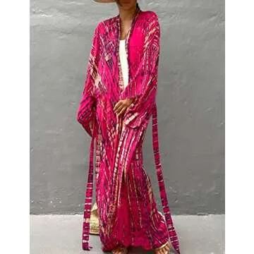 Stylish Bsubseach Kimono Cover Up for Summer Elegance