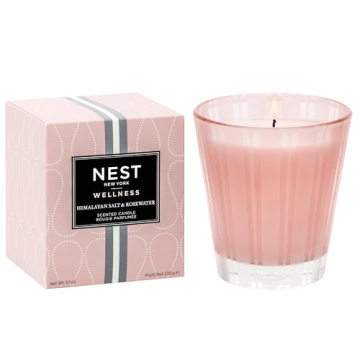 NEST New York Luxury Candle with Himalayan Salt & Rosewater
