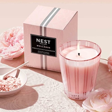 NEST New York Luxury Candle with Himalayan Salt & Rosewater