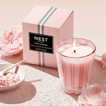 NEST New York Luxury Candle with Himalayan Salt & Rosewater