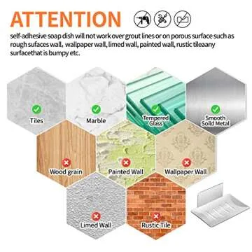 YUZP Soap Holder for Shower,Stainless Steel Soap Dish,Simple Bar Soap Tray,Wall Mounted Soap Stand with 3M Adhesive Back,Rustproof Soap Saver Sponge Holder for Bathroom,Tub,Kitchen Sink (Chrome)