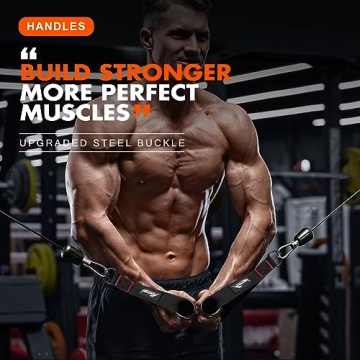 HPYGN Heavy Duty Fitness Exercise Handles