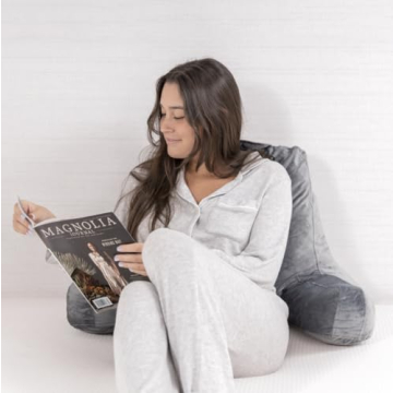 Milliard Memory Foam Reading Pillow Customizable Support Washable