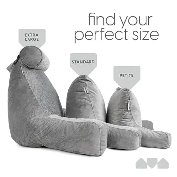 Milliard Memory Foam Reading Pillow Customizable Support Washable