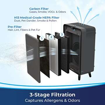 BISSELL air220 Smart Air Purifier for Allergies and Pets