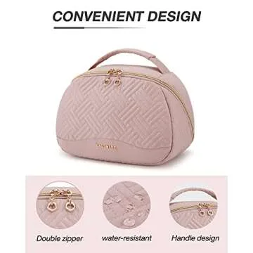 BAGSMART Travel Toiletry Bag for Stylish Women