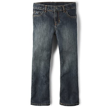 Boys Basic Bootcut Jeans by The Children's Place - Dustbowl Wash Size 8