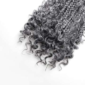 Goddess Locs Crochet Hair 14 Inch Boho Box Braids