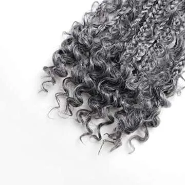 Goddess Locs Crochet Hair 14 Inch Boho Box Braids