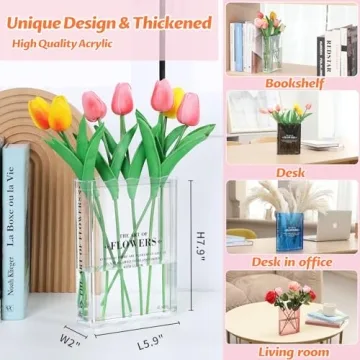 Charming Book-Shaped Flower Vase - Ideal for Gift