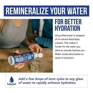 Ionic Lytes Electrolyte Concentrate (96 Servings) | Sugar Free, Keto Electrolyte Drops, Perfectly Purified Ionic Electrolytes for Rapid Hydration | 30% More Potassium, Magnesium & Zinc (8 oz)