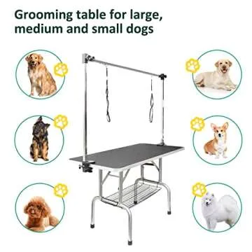 LOVMOR Professional Dog Grooming Table - Sturdy & Adjustable