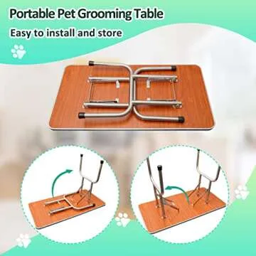 LOVMOR Professional Dog Grooming Table - Sturdy & Adjustable