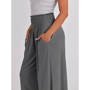 Comfortable ANRABESS Women Palazzo Pants for Summer
