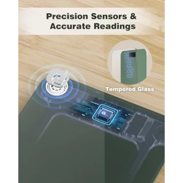 Accurate LED Bathroom Scale - Stylish & Reliable Weight Tracker