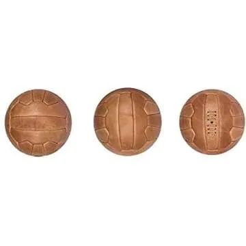 Oryx Sports Vintage Soccer Ball Antique Leather Football Size 5, Light Brown
