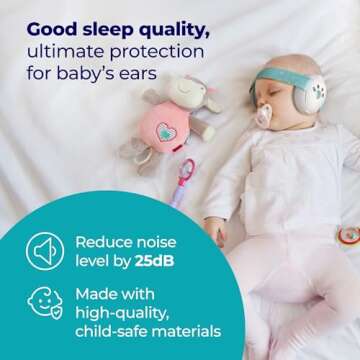 Premium 2-in-1 Baby Noise Cancelling Headphones | Comfort & Safety for Kids