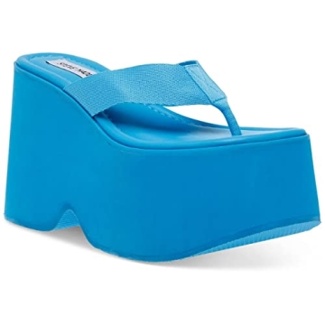 Shop Steve Madden Women's Gwen Heeled Sandal in Blue