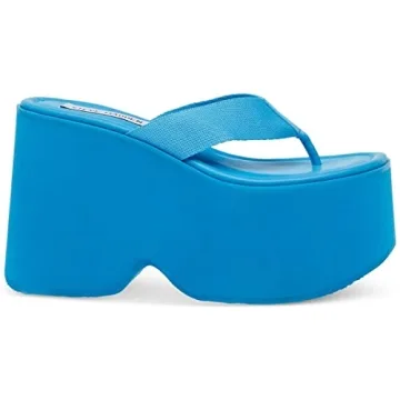 Shop Steve Madden Women's Gwen Heeled Sandal in Blue