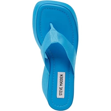 Shop Steve Madden Women's Gwen Heeled Sandal in Blue