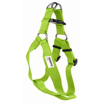 Durable Doodlebone Bold Dog Harness in Red - Adjustable & Stylish