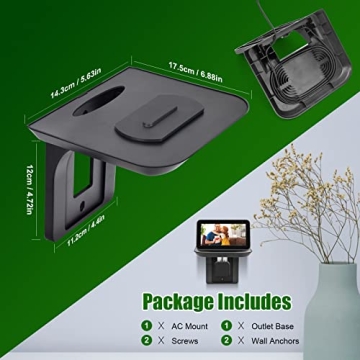 Kosnail Wall Mount for Echo Show 5 & 8 - Adjustable Stand