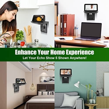 Kosnail Wall Mount for Echo Show 5 & 8 - Adjustable Stand