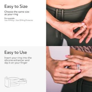 Rinfit Ring Protectors - Silicone Wedding Band Covers