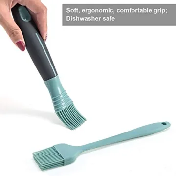 Caperci Silicone Basting Brushes Set for Perfect Baking BBQ