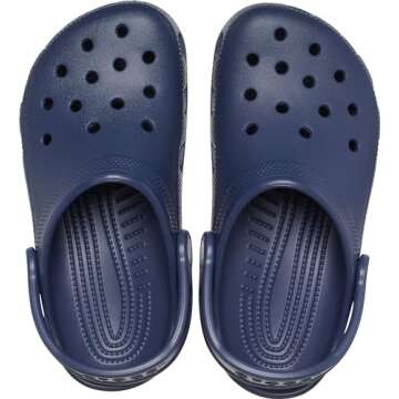 Crocs Kids' Classic Clog , Navy/Navy, 7 Toddler
