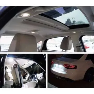 20 X T10 Wedge 42-SMD Pure White LED Bulbs