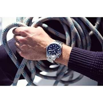 Bulova Men's Marine Star 'Series B' Stainless Steel Watch, Black Sunray Dial Style: 96B382