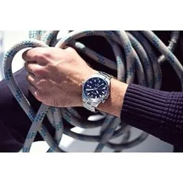 Bulova Men's Marine Star 'Series B' Stainless Steel Watch, Black Sunray Dial Style: 96B382