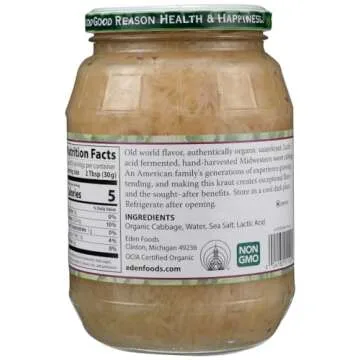 Eden Foods Organic Sauerkraut 32-Ounce Pack of Four