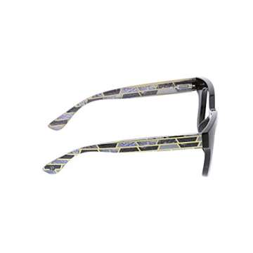 Peepers by PeeperSpecs Women's Center Stage Oversized Reading Glasses, Black+Marble, 52 mm + 1.5