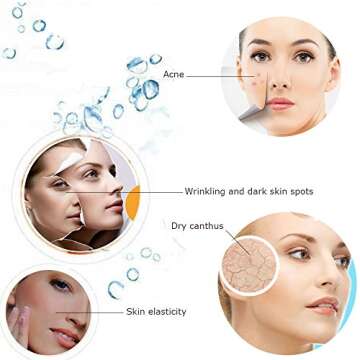 Hann Facial Steamer Professional Sinus Steam Inhaler Face Skin Moisturizer Facial Mask Sauna Spa Steamers with Aromatherapy Diffuser Humidifier Function (Pink)