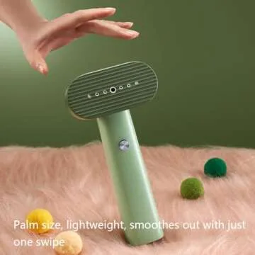 Nexdoo G6 Steamer for Clothes Portable 2-in-1 Travel Steamer Iron for Clothes, Just 0.7lbs Lightly, 10 Minutes of Continuous Steam, 900W Light Steamer for travel and home (green)