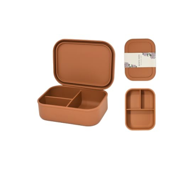 Stylish Dearest Grey Silicone Bento Box for All Ages