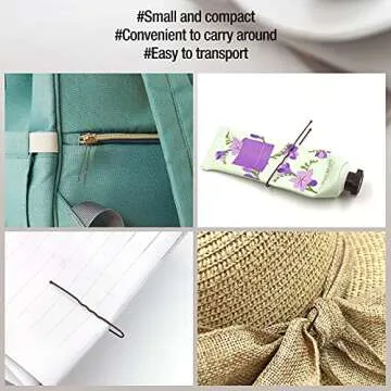 HOYOLS U Shaped Assorted Size Hair Bobby Pins, Metal Bun Clips Hairpin Crimped Design with Ball Tips for Women Girls Grips Hairstyle, 150 Count Bulk Pack (Brown)