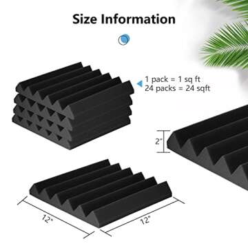 Premium Acoustic Foam Panels for Superior Sound Quality