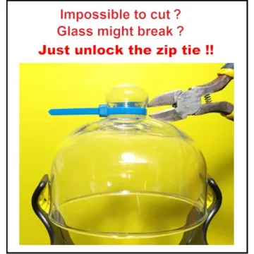 CABLE TIE OPENER : Let's UNLOCK ZIP TIE in 1 SECOND, so it can be REUSE many times | Pocket-sized & Stainless Steel