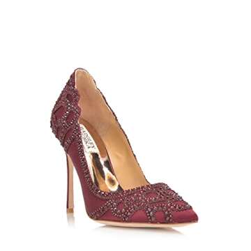 Badgley Mischka Women's Rouge Dress Pump, Ivory, 6.5 M US