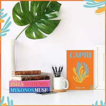 Cholemy Preppy Decorative Books Room Decor Aesthetic Preppy Magnetic Decorative Fake Faux Book Storage for Modern Bookshelf Coffee Table Home Living Room