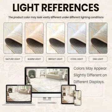 Stylish BESTSWEETIE 2x3 Washable Non-Slip Area Rug