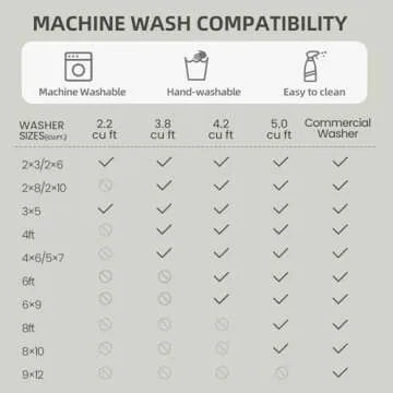 Stylish BESTSWEETIE 2x3 Washable Non-Slip Area Rug