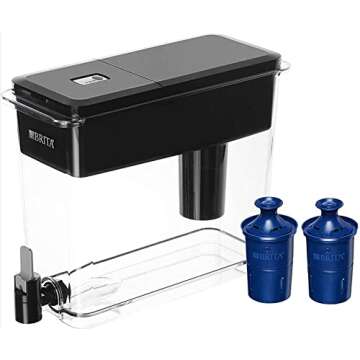 Brita Ultra Max Dispenser with Longlast Filters, Extra Large 18 Cup - Black