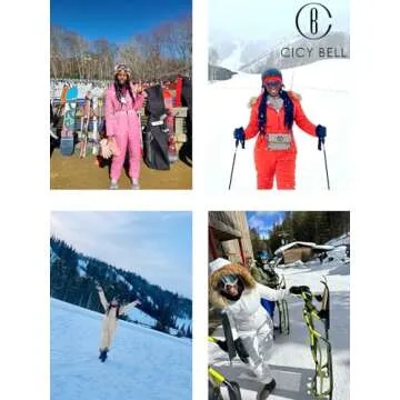 Cicy Bell Women's Chic Ski Suit for Stylish Winter Adventures