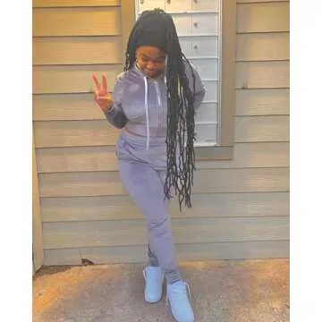 Nimsruc Two Piece Velour Outfits For Women Matching Lounge Sets Jogging Suits Long Sleeve Crop Top Tracksuits Zip Up Hoodie Sweatsuits White S